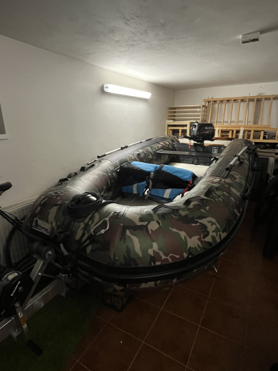 Nafukovací čln PROSCAN KRAKEN 370 AL a Suzuki 5 HP - 1 500 €